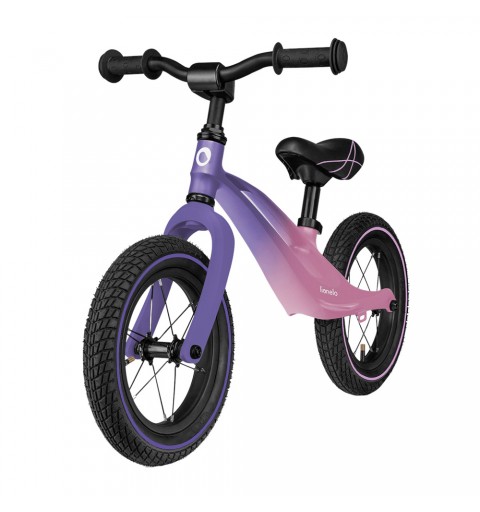 Lionelo Bart Air - rowerek biegowy koła pompowane | Pink Violet